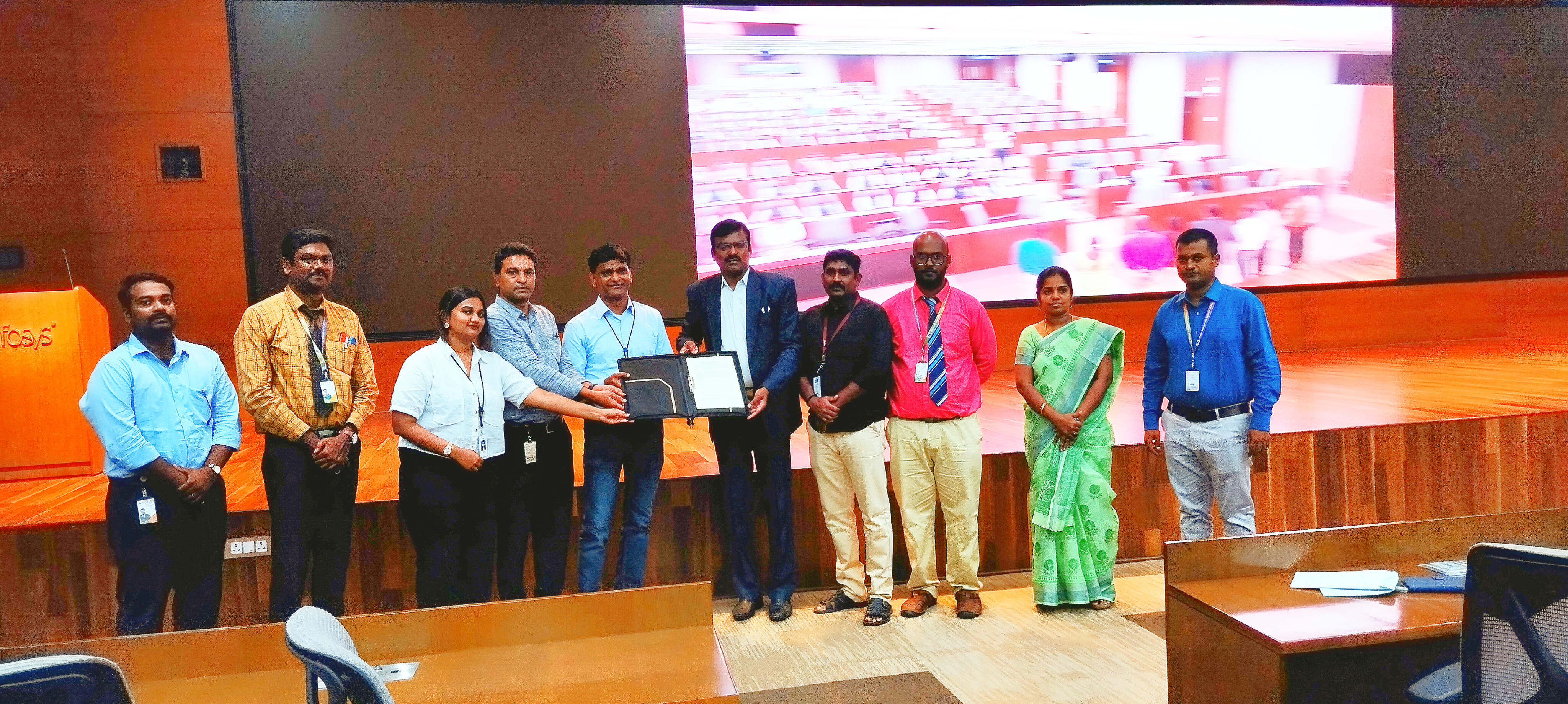 Workshop session with Infosys